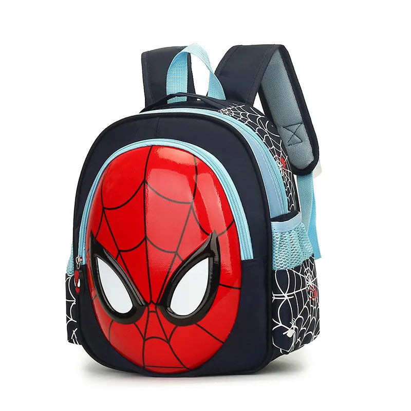 Marvel Cartoon Children's Shoulder Bags Spider Man Student School Bag Cartoon 3d Stereo Kindergarten Backpack Travel Bags Gifts