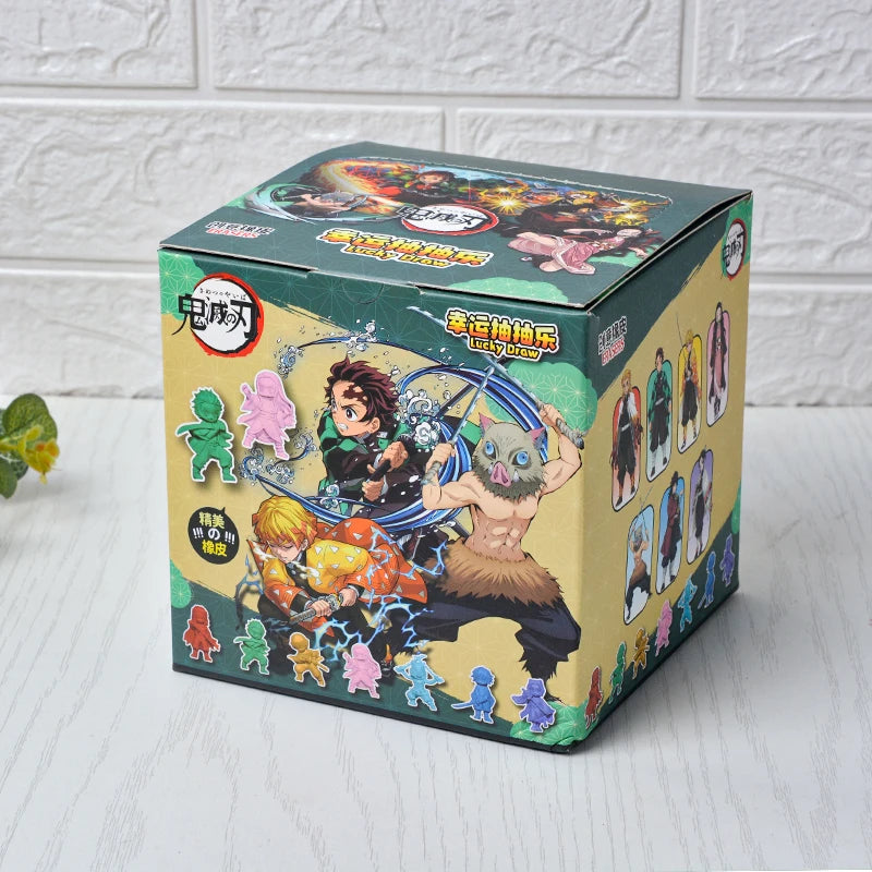 32Pcs/Set Blind Box Anime Sanrio CapyBara Stitch Figure Cartoon Eraser Model Doll Toy For Children's Gift