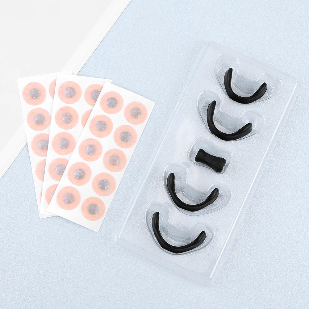 15 Pairs Magnetic Nasal Strips Increase Air Intake Nasal Breathing Dilators Reduce Snoring Breathing Intake Bands for Nighttime