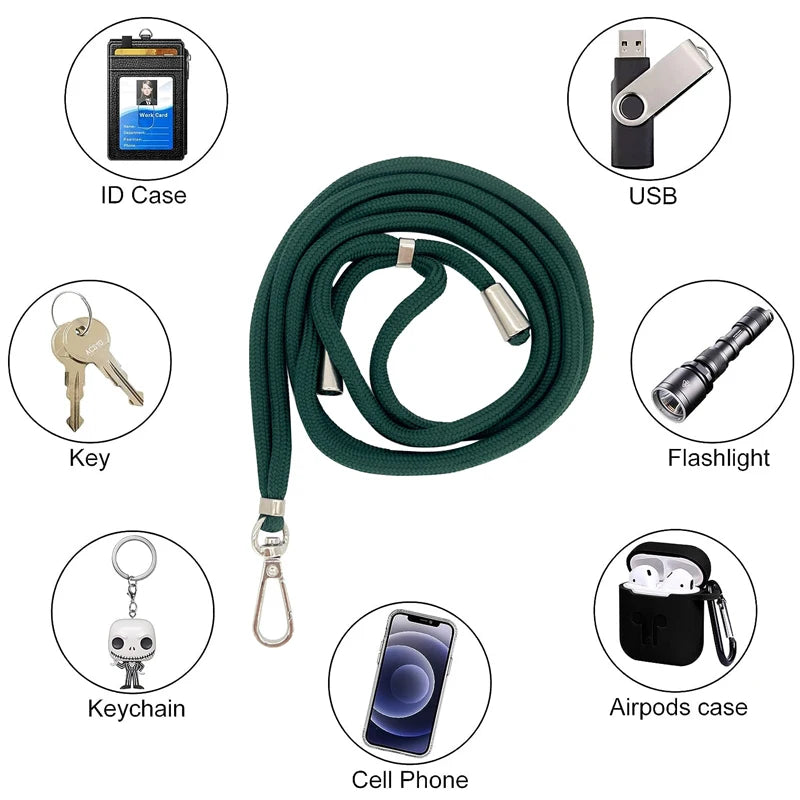 Color Phone Lanyard Suitable for iPhone Xiaomi Samsung Phones With Patch Protection Case Universal And Does Not Affect Charging
