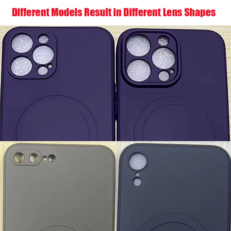 For Magsafe Magnetic Soft Liquid Silicone Shockproof Phone Case For iPhone 16 Pro Max 14 12 13 11 15 Pro Max Bumper Back Cover