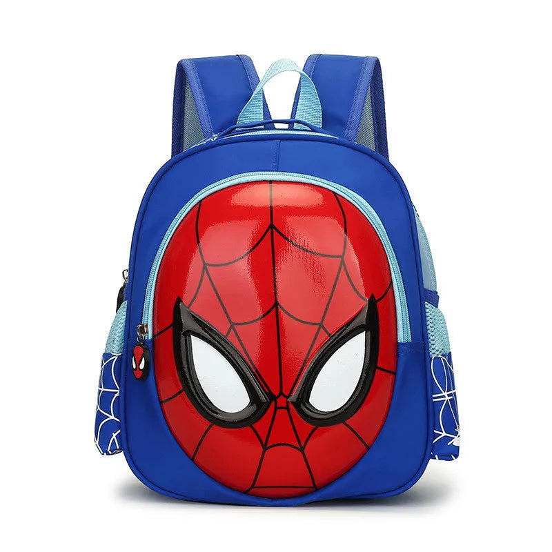 Marvel Cartoon Children's Shoulder Bags Spider Man Student School Bag Cartoon 3d Stereo Kindergarten Backpack Travel Bags Gifts