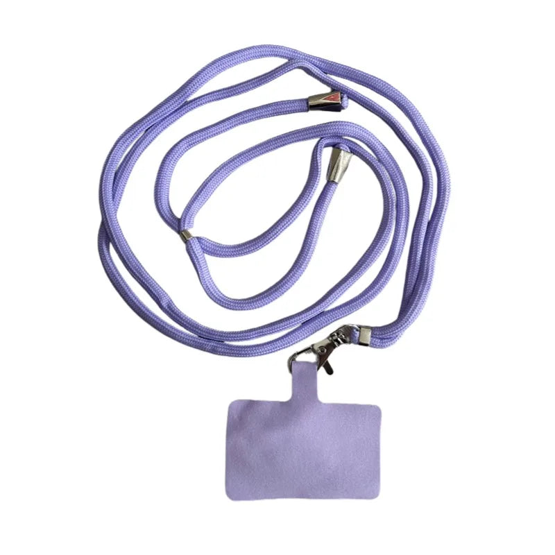 Color Phone Lanyard Suitable for iPhone Xiaomi Samsung Phones With Patch Protection Case Universal And Does Not Affect Charging