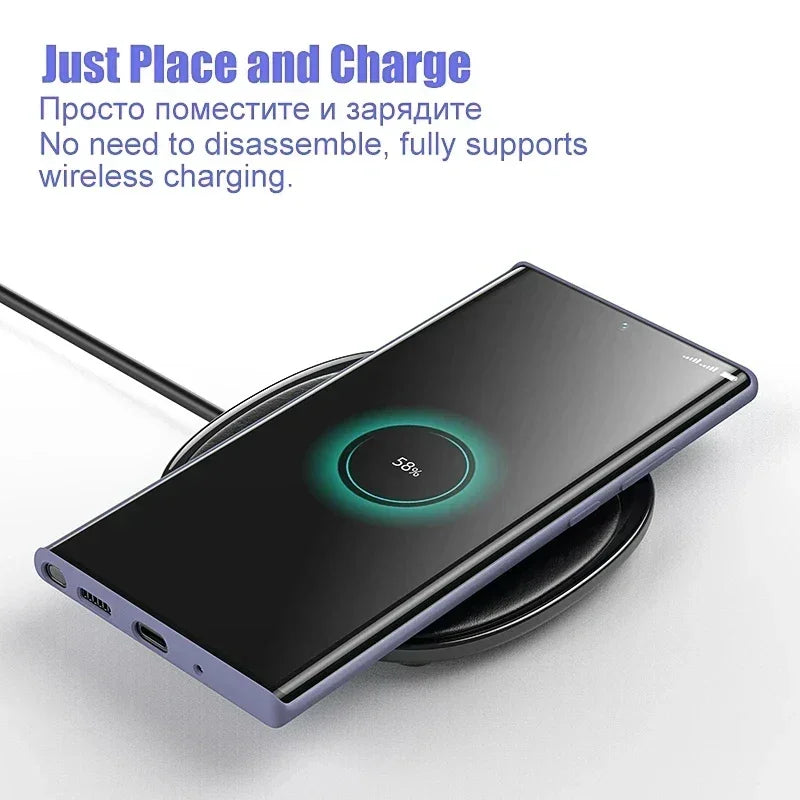 New Upgraded Liquid Silicone Phone Cases For Samsung Galaxy S24 S23 S22 S21 S20 Ultra Plus A34 A54 5G Case Soft Shockproof Cover