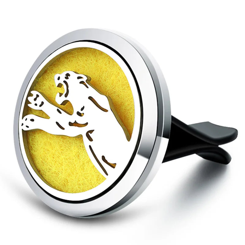 New Owl Car Aroma Essential Oil Diffuser 1Pcs Tree Of Life Car Air Outlet Clip Air Freshener Perfume Locket Animal Style Jewelry