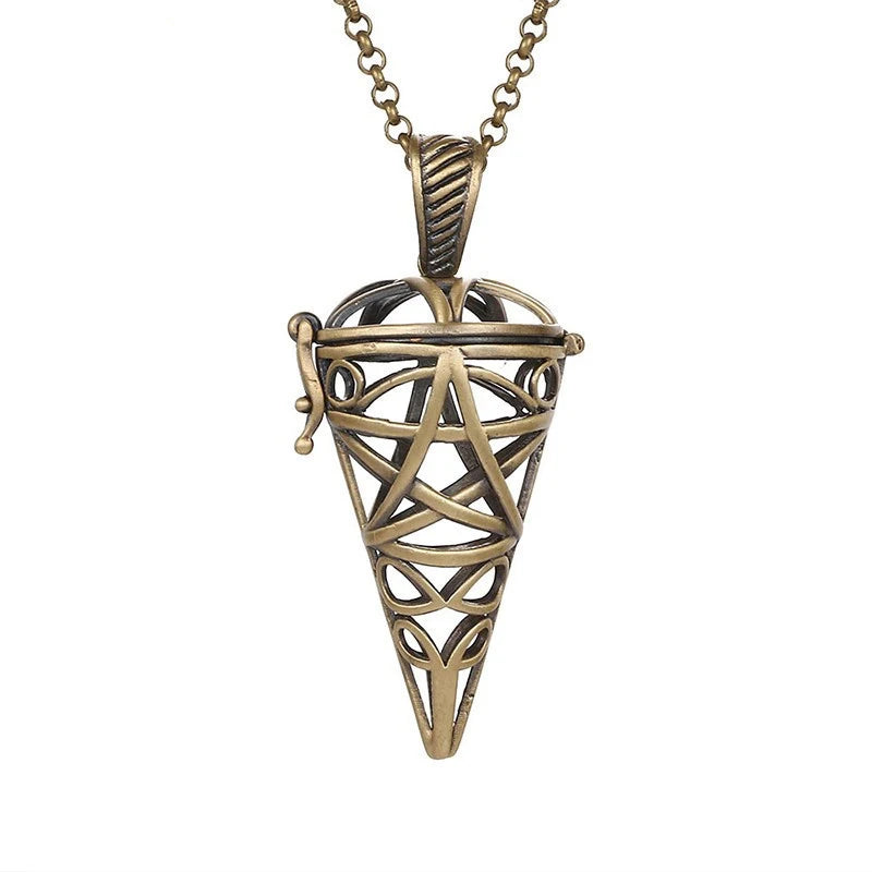 Mexico Style Tree Of Life Angel Necklace 16MM Music Ball Vintage Pregnancy Necklace Aroma Essential Oil Diffuser Locket Pendant