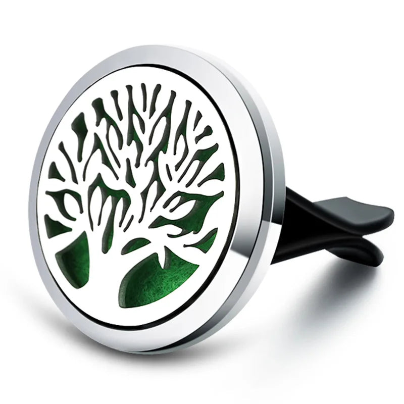New Owl Car Aroma Essential Oil Diffuser 1Pcs Tree Of Life Car Air Outlet Clip Air Freshener Perfume Locket Animal Style Jewelry