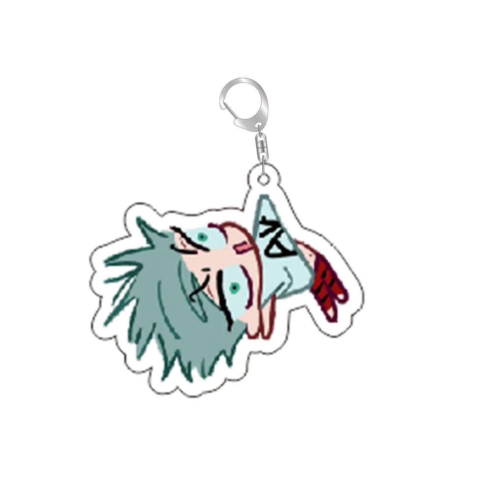 Popular Anime Alien Stage Chibis Keychains for Womens Accessories Bag Luka Ivan Till Mizi Hyuna Sua Keyrings Jewelry Fans Gifts