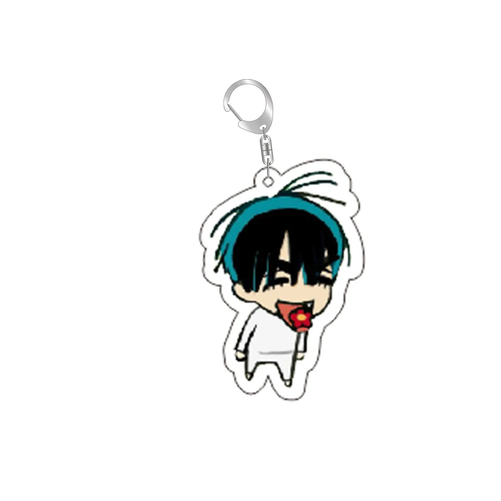 Popular Anime Alien Stage Chibis Keychains for Womens Accessories Bag Luka Ivan Till Mizi Hyuna Sua Keyrings Jewelry Fans Gifts