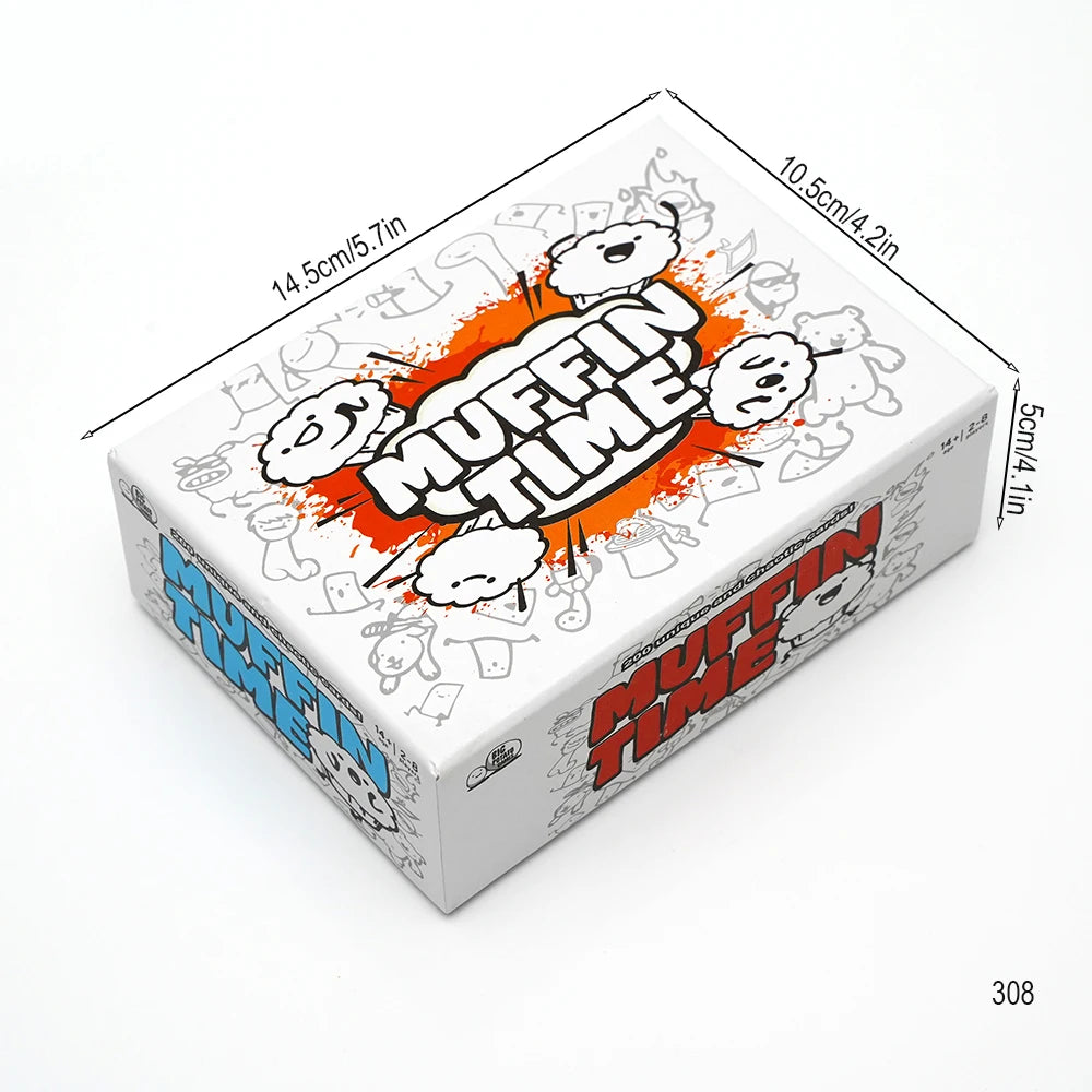 Muffin Time A Very Random Card Game Party Game Game Night 200pcs Unique Cards Quick To Play Suitable For 2 To 8 Player