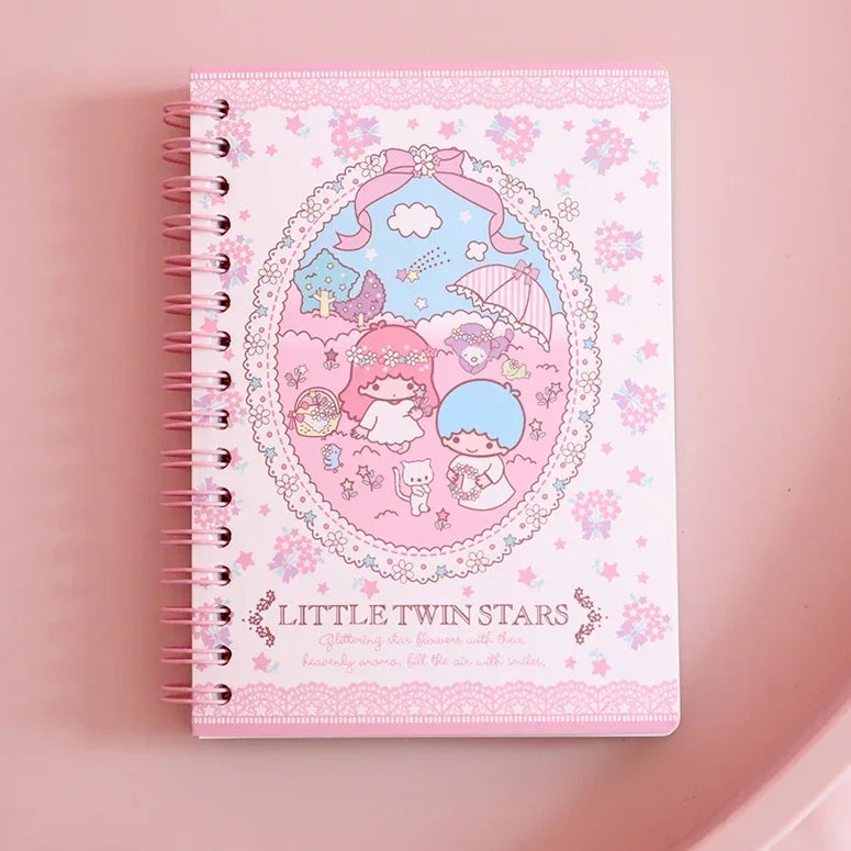 Kawaii Sanrio Hello Kitty My Melody Cinnamon Roll Notebook animation Notepad cartoon A6 Diary Student Stationery School supplies
