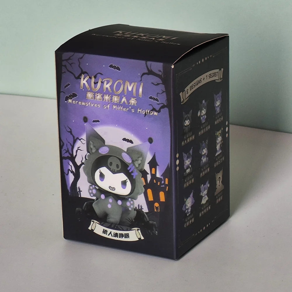 Kuromi Blind Box Werewolf kill Series Action Figure Dolls Anime Figures Surprise Bag Cute Model Fans Collection Toy