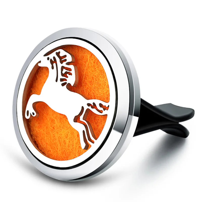 New Owl Car Aroma Essential Oil Diffuser 1Pcs Tree Of Life Car Air Outlet Clip Air Freshener Perfume Locket Animal Style Jewelry