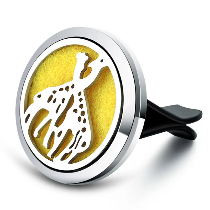 New Owl Car Aroma Essential Oil Diffuser 1Pcs Tree Of Life Car Air Outlet Clip Air Freshener Perfume Locket Animal Style Jewelry