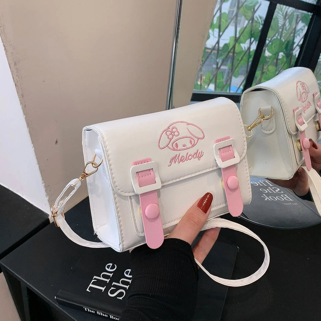 Anime Sanrio Crossbody Bags Hello Kitty Melody Kuromi Cinnamon Girls Women Luxury Brand Bag High Quality Designer Bags Gifts