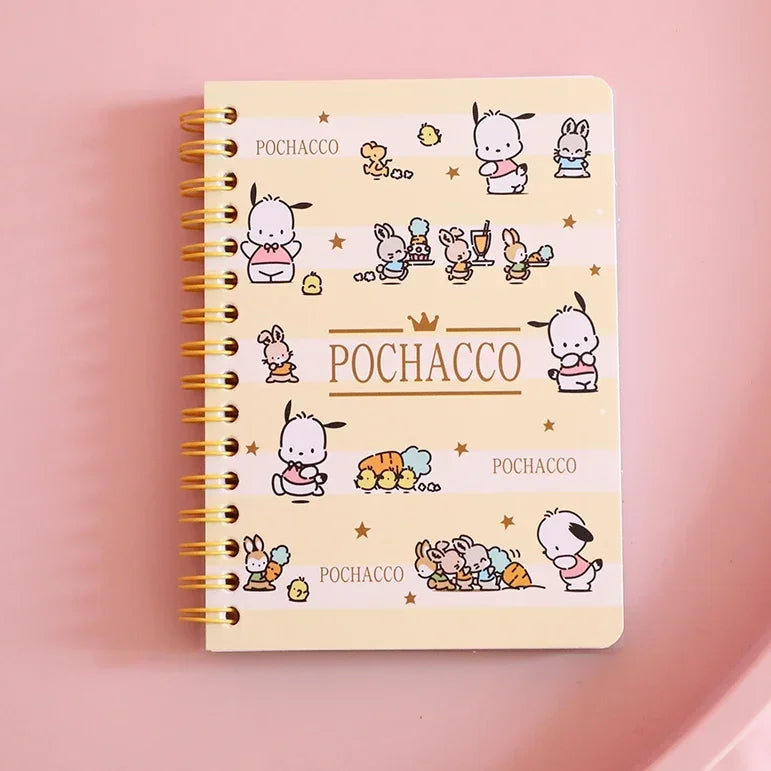 Kawaii Sanrio Hello Kitty My Melody Cinnamon Roll Notebook animation Notepad cartoon A6 Diary Student Stationery School supplies