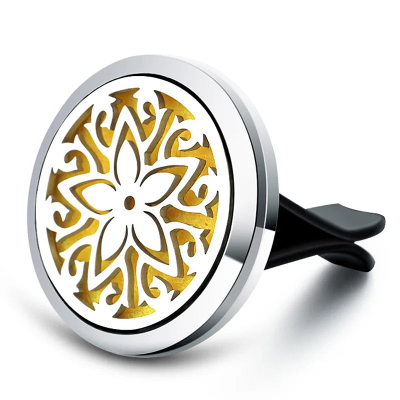 New Owl Car Aroma Essential Oil Diffuser 1Pcs Tree Of Life Car Air Outlet Clip Air Freshener Perfume Locket Animal Style Jewelry