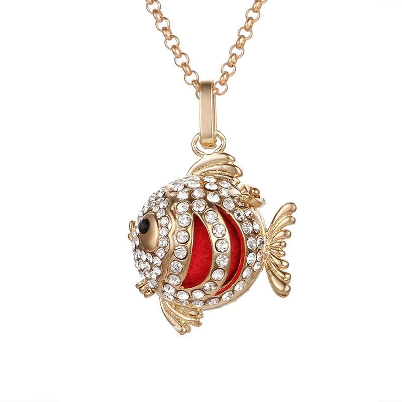 Mexico Style Tree Of Life Angel Necklace 16MM Music Ball Vintage Pregnancy Necklace Aroma Essential Oil Diffuser Locket Pendant
