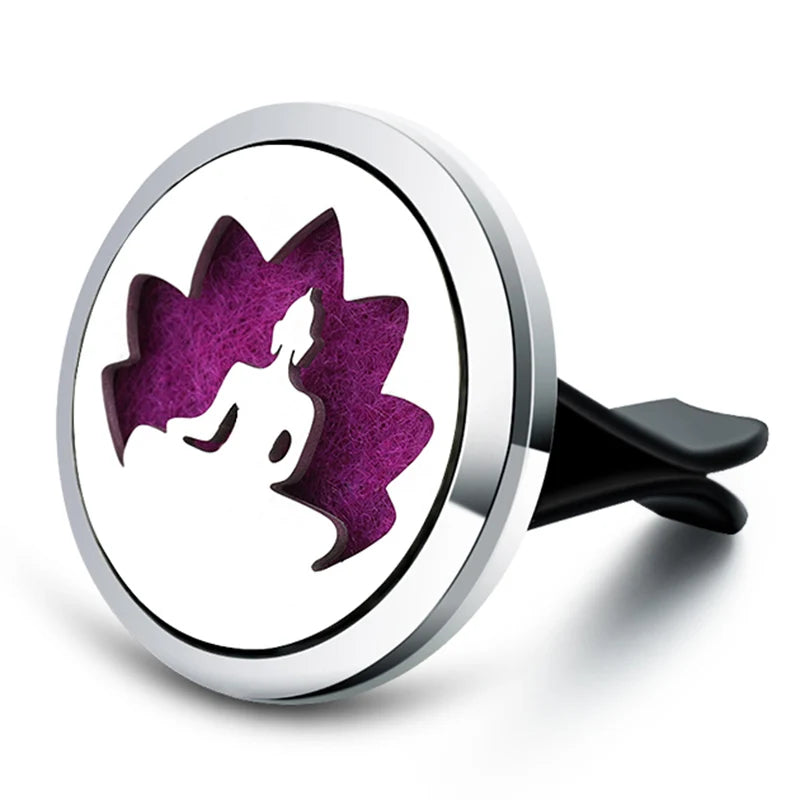 New Owl Car Aroma Essential Oil Diffuser 1Pcs Tree Of Life Car Air Outlet Clip Air Freshener Perfume Locket Animal Style Jewelry